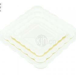 花邊正方餐盤(pán)(4、6PCS