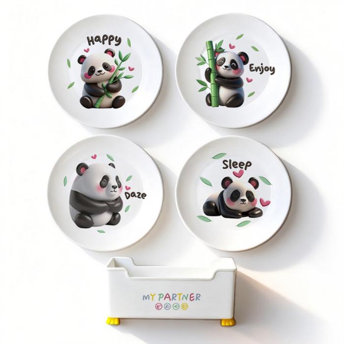 萌寶圓盤(八個盤子加托座九件套)