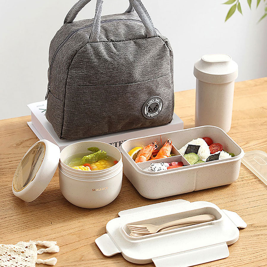 簡(jiǎn)麥便當(dāng)盒飯盒/套裝(